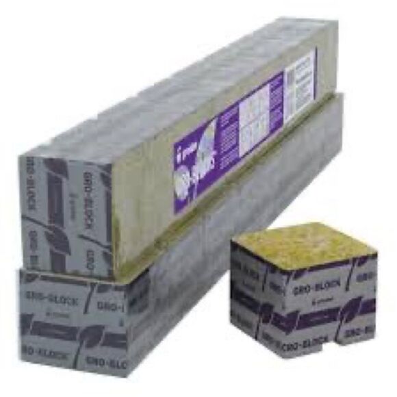 10/$25🦋 Grodan Gro Blocks 3 in x 3 in x 4 in w/ Hole - 7 Count - Picture 1 of 10